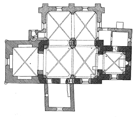 Plantegning over Jyderup Kirke